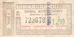 Bilet ogolnopolski 1,50 29