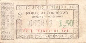 Bilet ogolnopolski 1,50 60