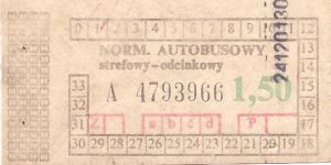 Bilet Ogólnopolski 1,50