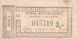 Bilet ogolnopolski 3 88