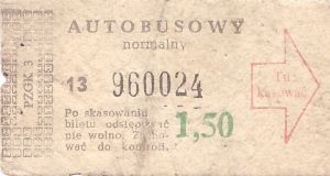 Bilety Ogólnopolskie 1,50