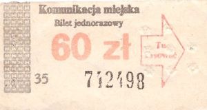 Bilety Ogólnopolskie 60