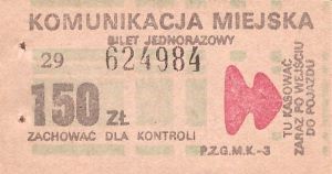 Bilety Ogólnopolskie 150