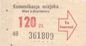 Bilety Ogólnopolskie 120