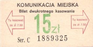 Bilety Ogólnopolskie 15