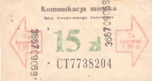 Bilet Ogólnopolski 15