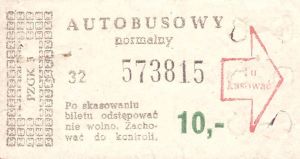 Bilety Ogólnopolskie 10