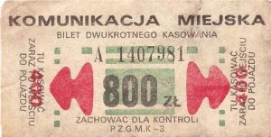 Bilety Ogólnopolskie 800