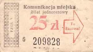 Bilety Ogólnopolskie 25