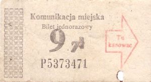 Bilety Ogólnopolskie 9