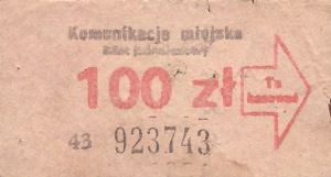 Bilety Ogólnopolskie 100