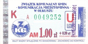 Bilet Olkusz 1,20+20
