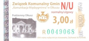 Bilet Olkusz 3,00