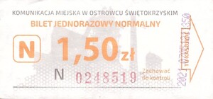 Bilet Ostrowiec Świętokrzyski