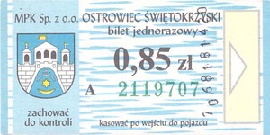 Bilet Ostrowiec Świętokrzyski