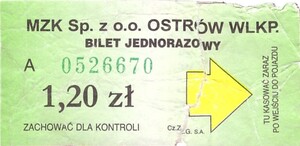 Bilet Ostrów Wielkopolski