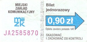 Bilet Pabianice 0,90