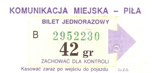 Bilet Piła 42