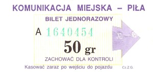 Bilet Piła 50