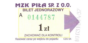 Bilet Piła 1