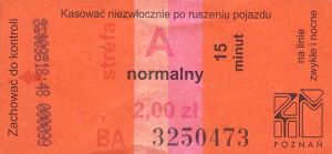 Bilet Poznań 2,00