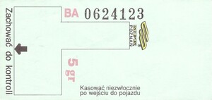 Bilet Poznań 5