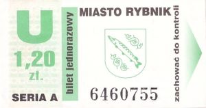 Bilet Rybnik 1,20