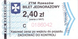Bilet Rzeszów