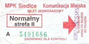 Bilet Siedlce