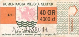 Bilet Słupsk 40/4000