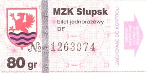 Bilet Słupsk 80