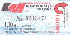 Bilet Stargard 1,10