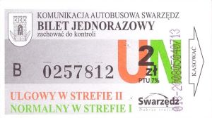 Bilet Swarzędz
