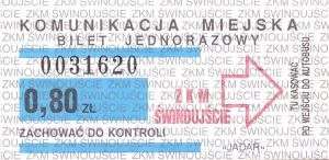 Bilet Świnoujście 0,80