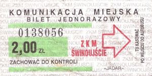 Bilet Świnoujście 2,00