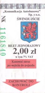 Bilet Świnoujście 2,00