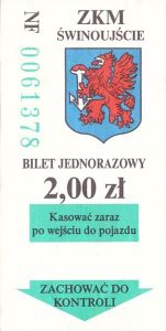 Bilet Świnoujście 2,00