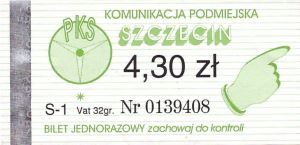 Bilet Szczecin 4,30