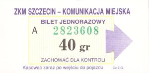Bilet Szczecin 40