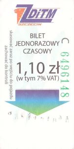Bilet Szczecin 1,10