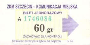 Bilet Szczecin 60