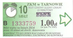 Bilet Tarnów 1,00