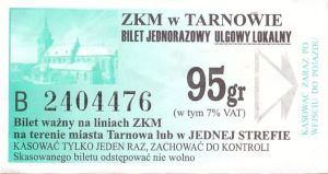 Bilet Tarnów 95