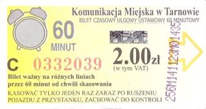 Bilet Tarnów 2,00