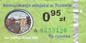 Bilet Tczew 0,95
