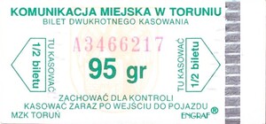 Bilet Toruń 95