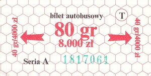 Bilet Tychy 80/8000