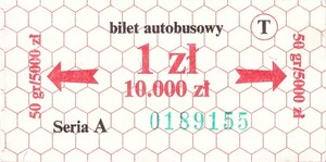 Bilet Tychy 1/10000