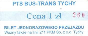 Bilet Tychy PTS