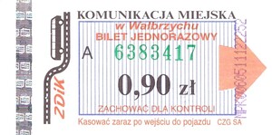 Bilet Wałbrzych